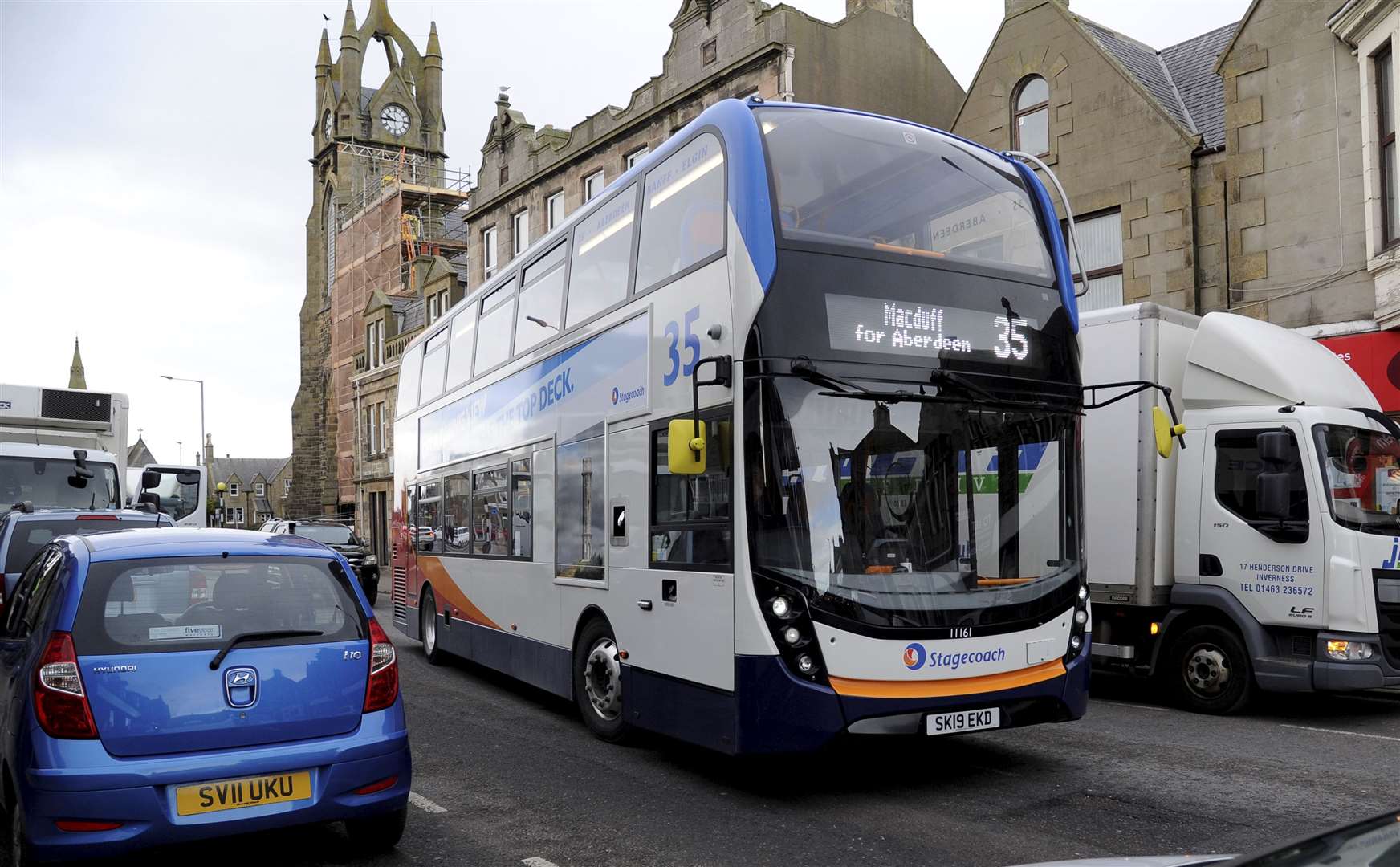 Affected services include a Sunday evening one on the 35 route to Aberdeen.
