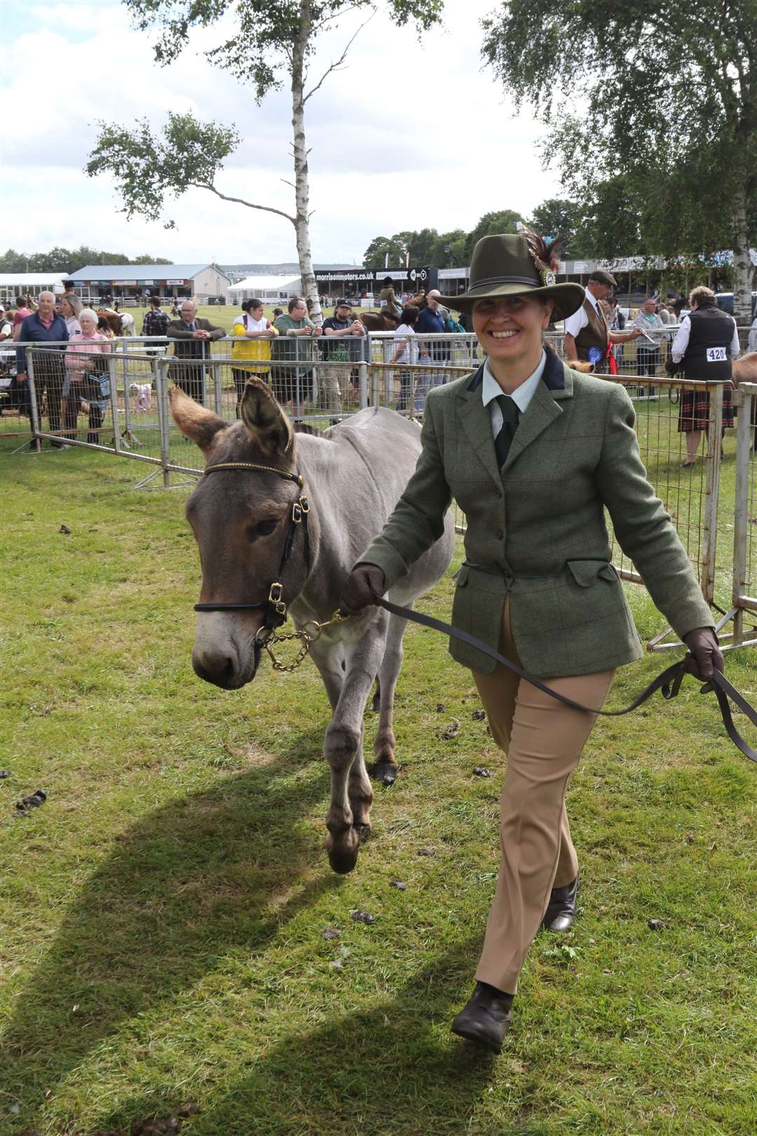 Best local donkey winner Karen Campbell from Birkenhills.