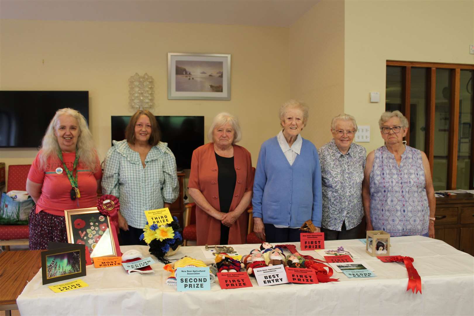 The residents of Summerhill House with their entries and prizes. Picture: Kyle Ritchie