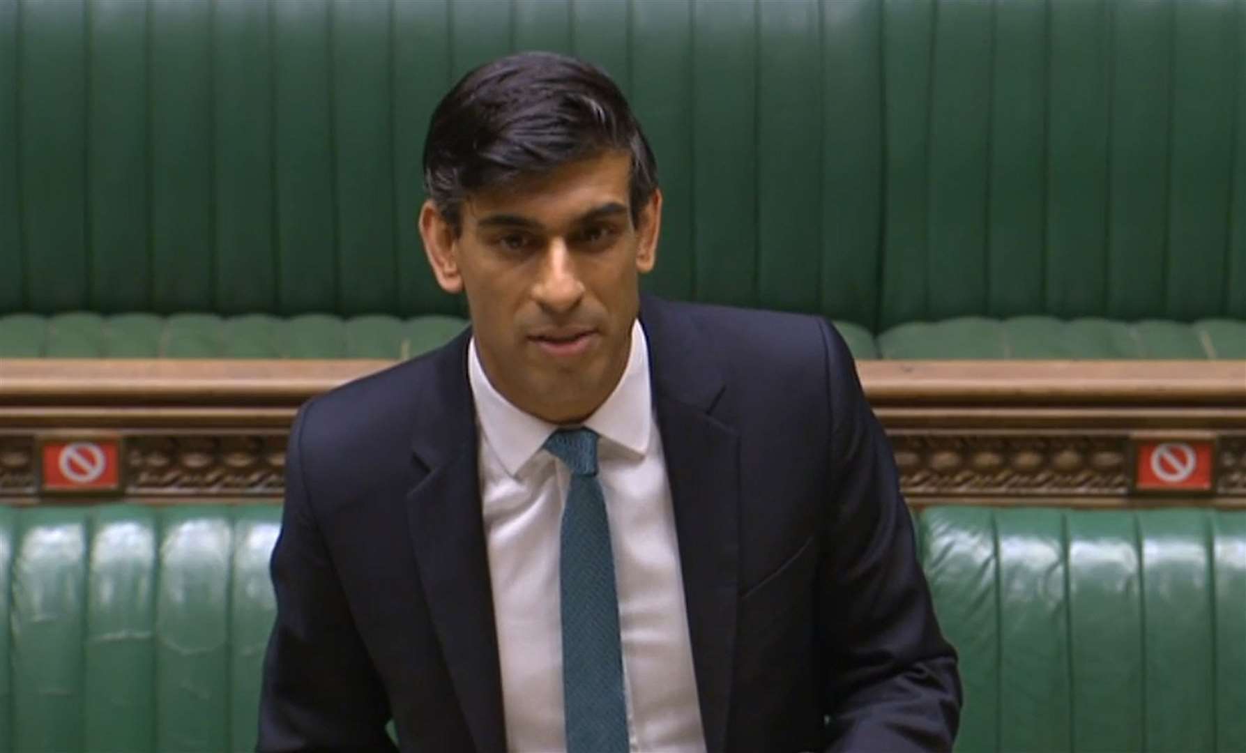 Rishi Sunak delivers his Spending Review (House of Commons/PA)