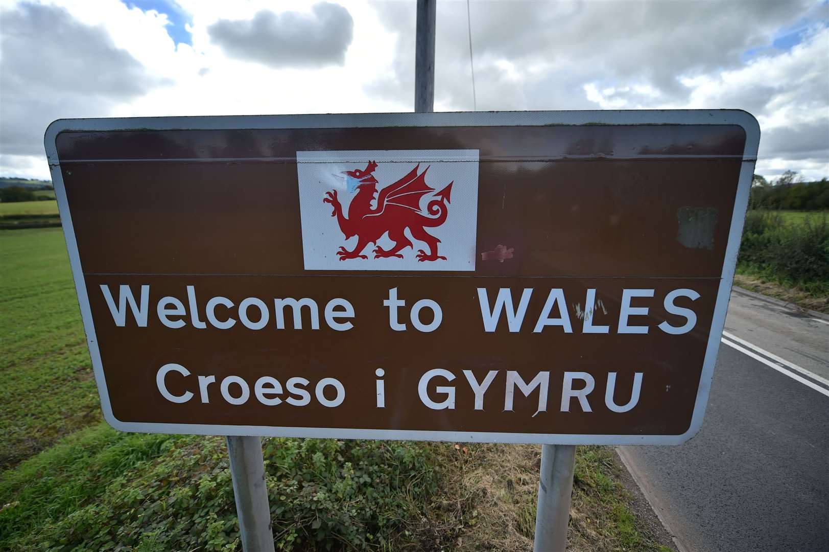A welcome to Wales sign near Llangua in Monmouthshire, south-east Wales (Ben Birchall/PA)