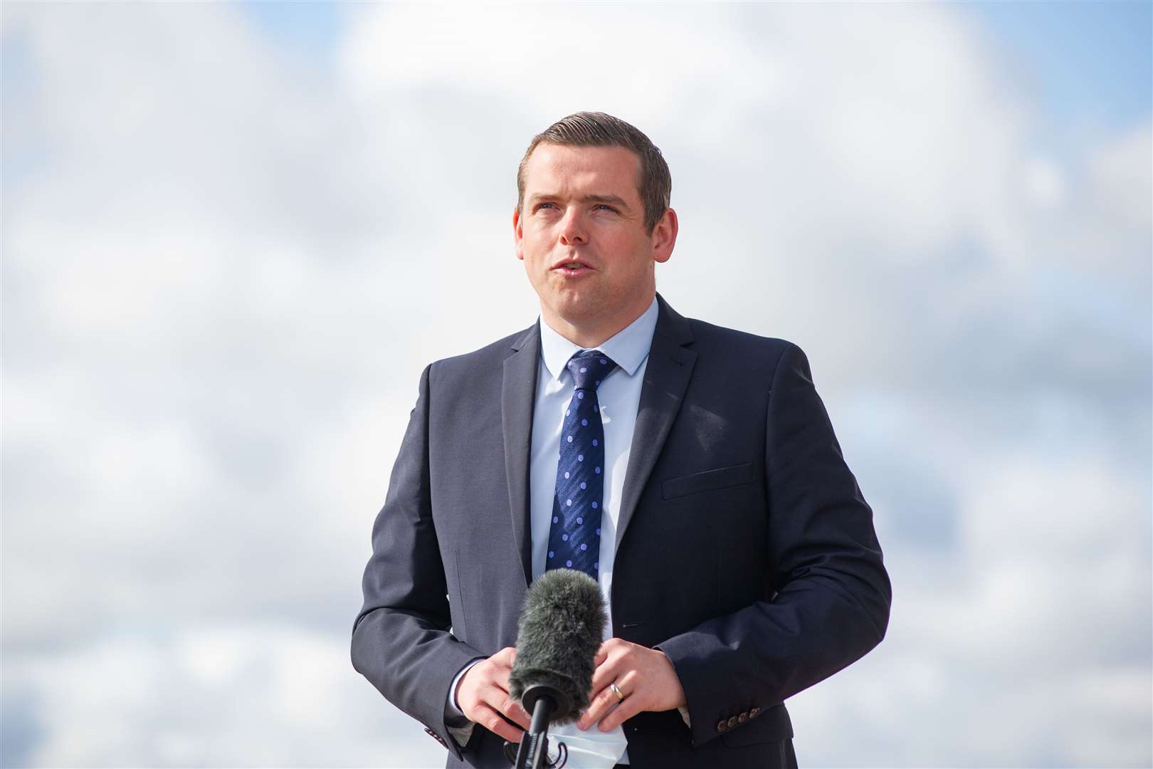 Moray MP Douglas Ross has praised the work of Buckie RNLI and MIRO in parliament. Picture: Daniel Forsyth