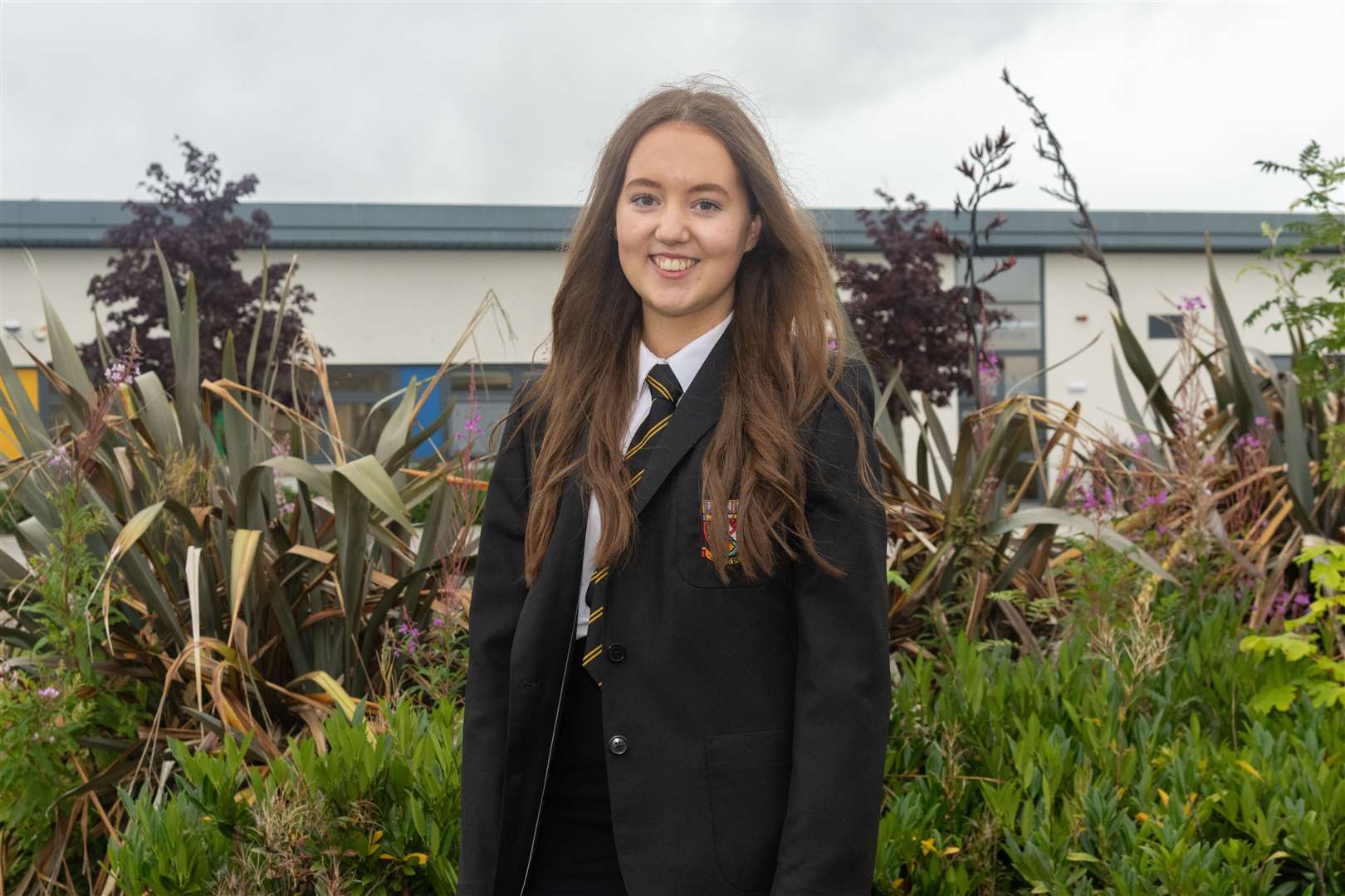 S4 Keith Grammar student Siena Clark was pleased with her results. Picture: Beth Taylor