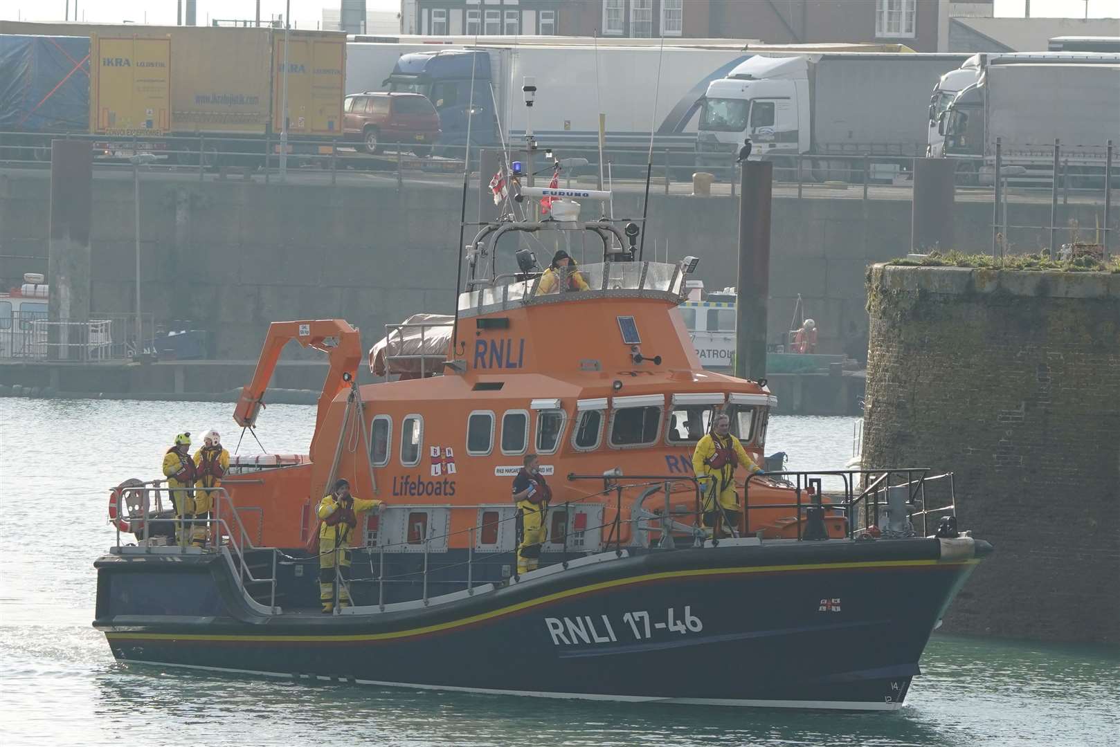 A major search and rescue operation was launched in the Channel on Wednesday (Gareth Fuller/PA)
