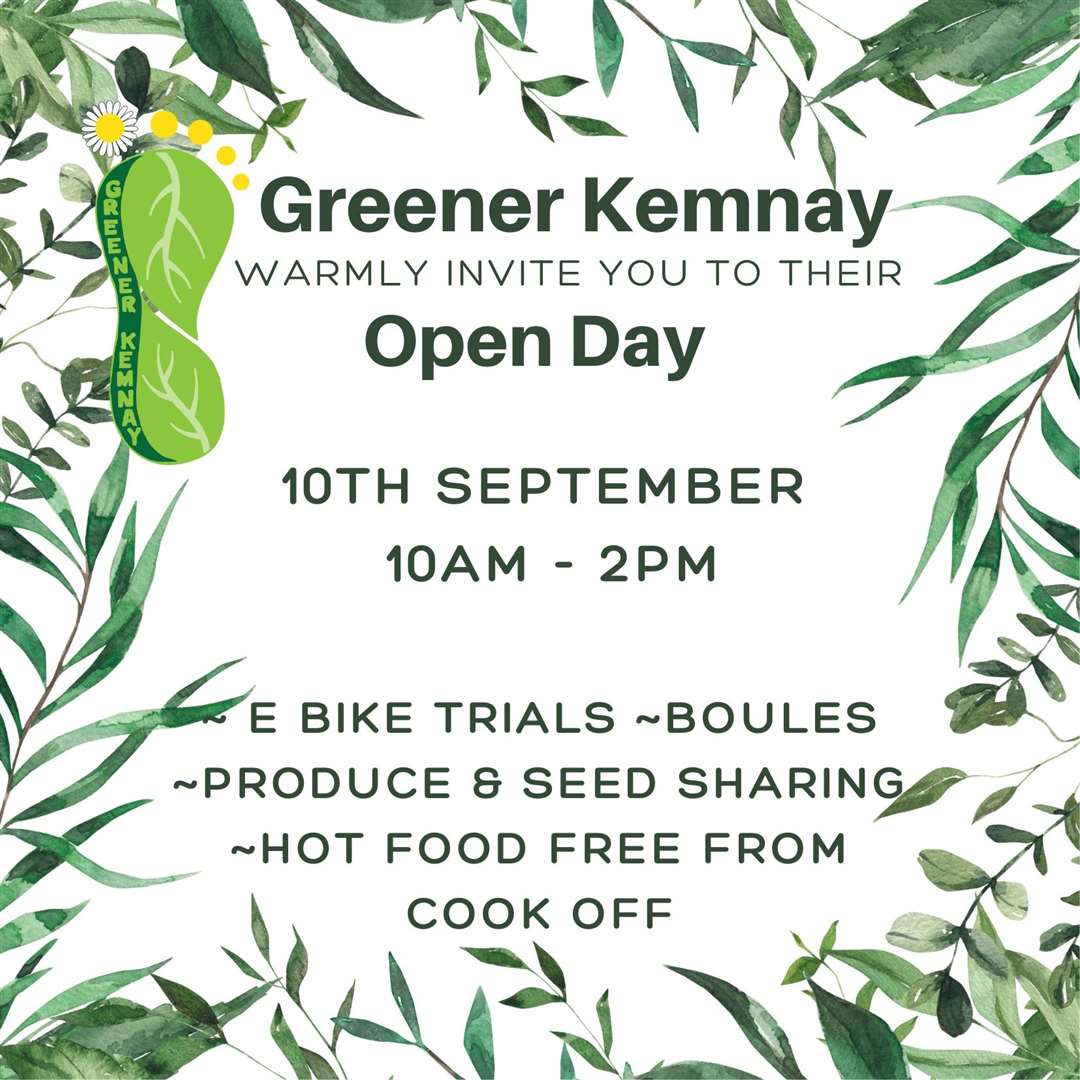 Open day flyer.