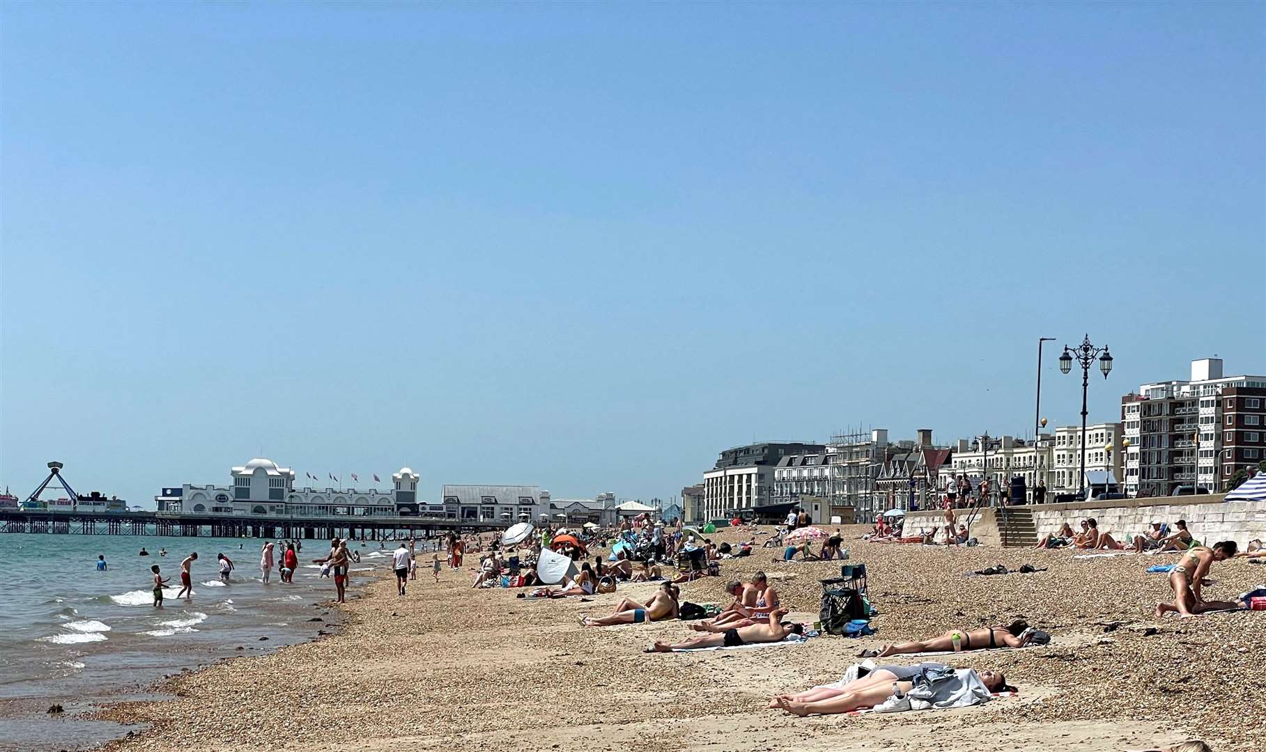 Further warm weather is expected on Saturday for the south coast (Ben Mitchell/PA)