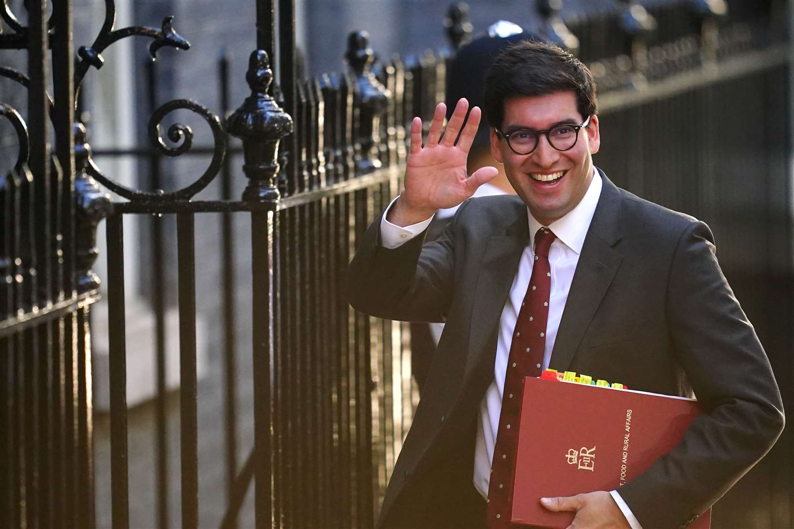 New Environment Secretary Ranil Jayawardena arrives in Downing Street for the first meeting of Liz Truss’s Cabinet (Victoria Jones/PA)