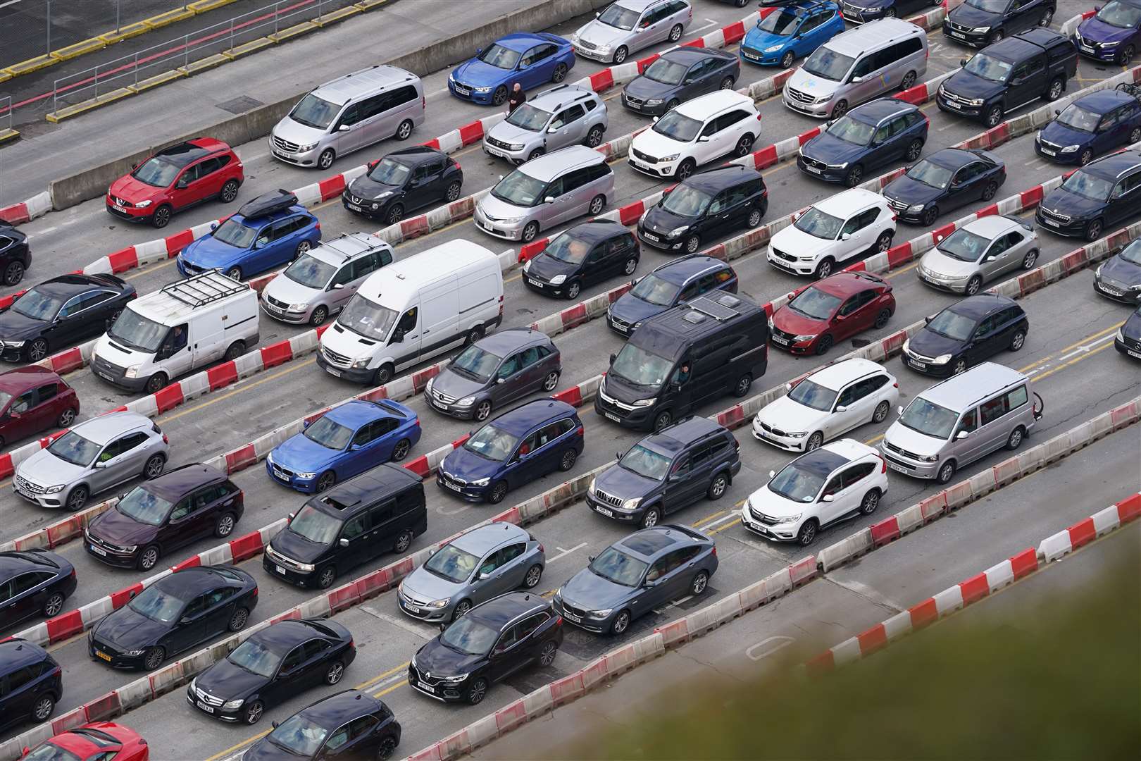 Traffic at Dover (Gareth Fuller/PA)