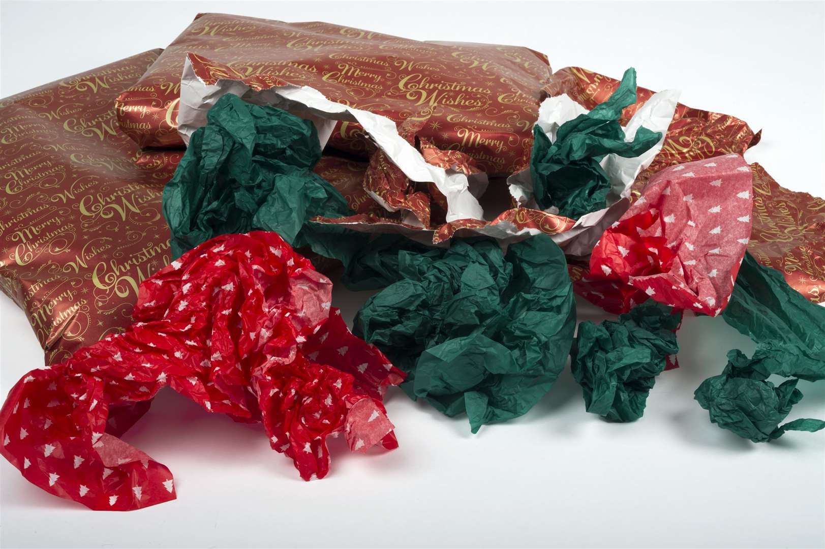 Many items of wrapping can be included in domestic recycling.