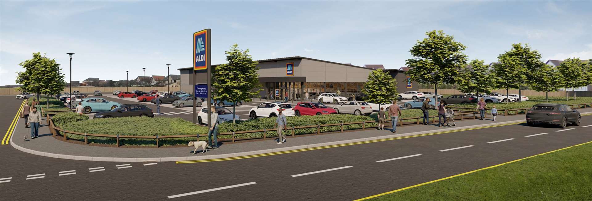 Aldi has confirmed it has resubmitted its planning application to Aberdeenshire Council for its proposed new supermarket in Macduff.