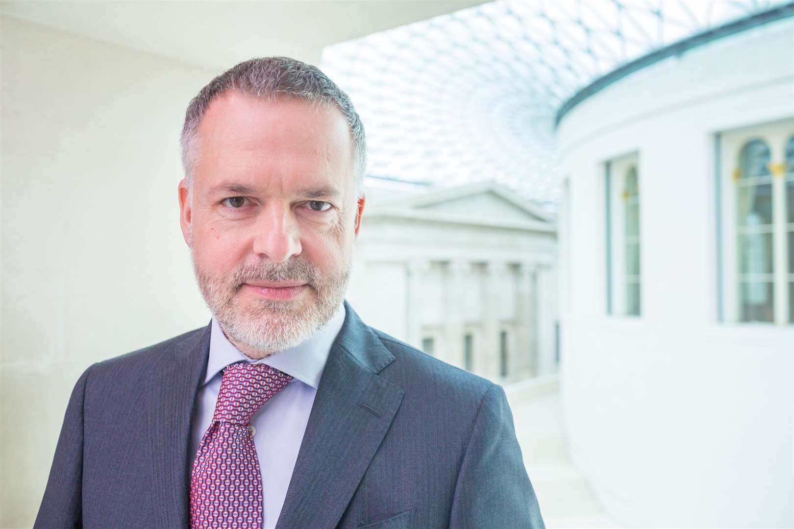 Hartwig Fischer, who will step down as director of the British Museum next year. (Benedict Johnson/The British Museum)