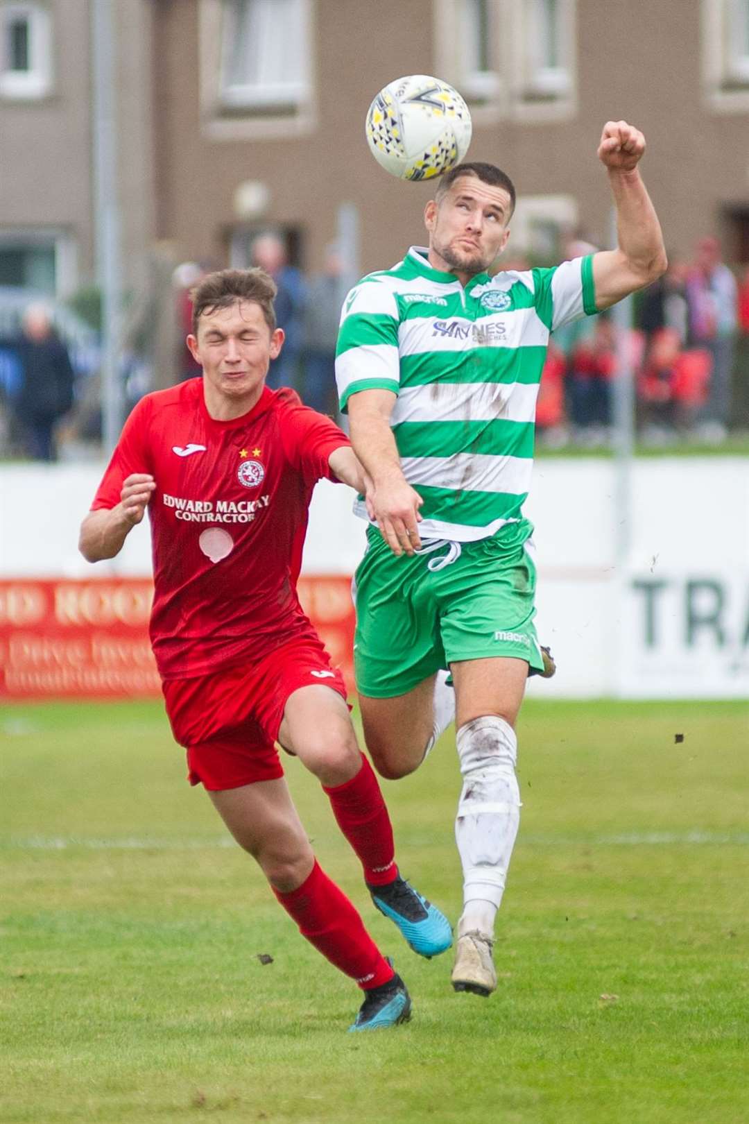 Urquhart has returned from two knee operations to star for Buckie. Picture: Daniel Forsyth..