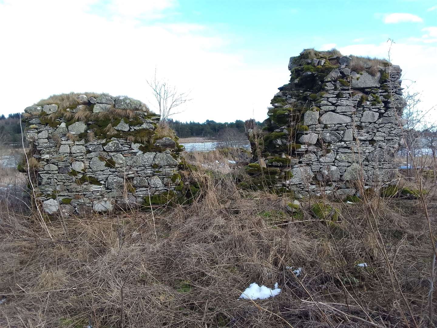 Little is left of the original ruined kirk.