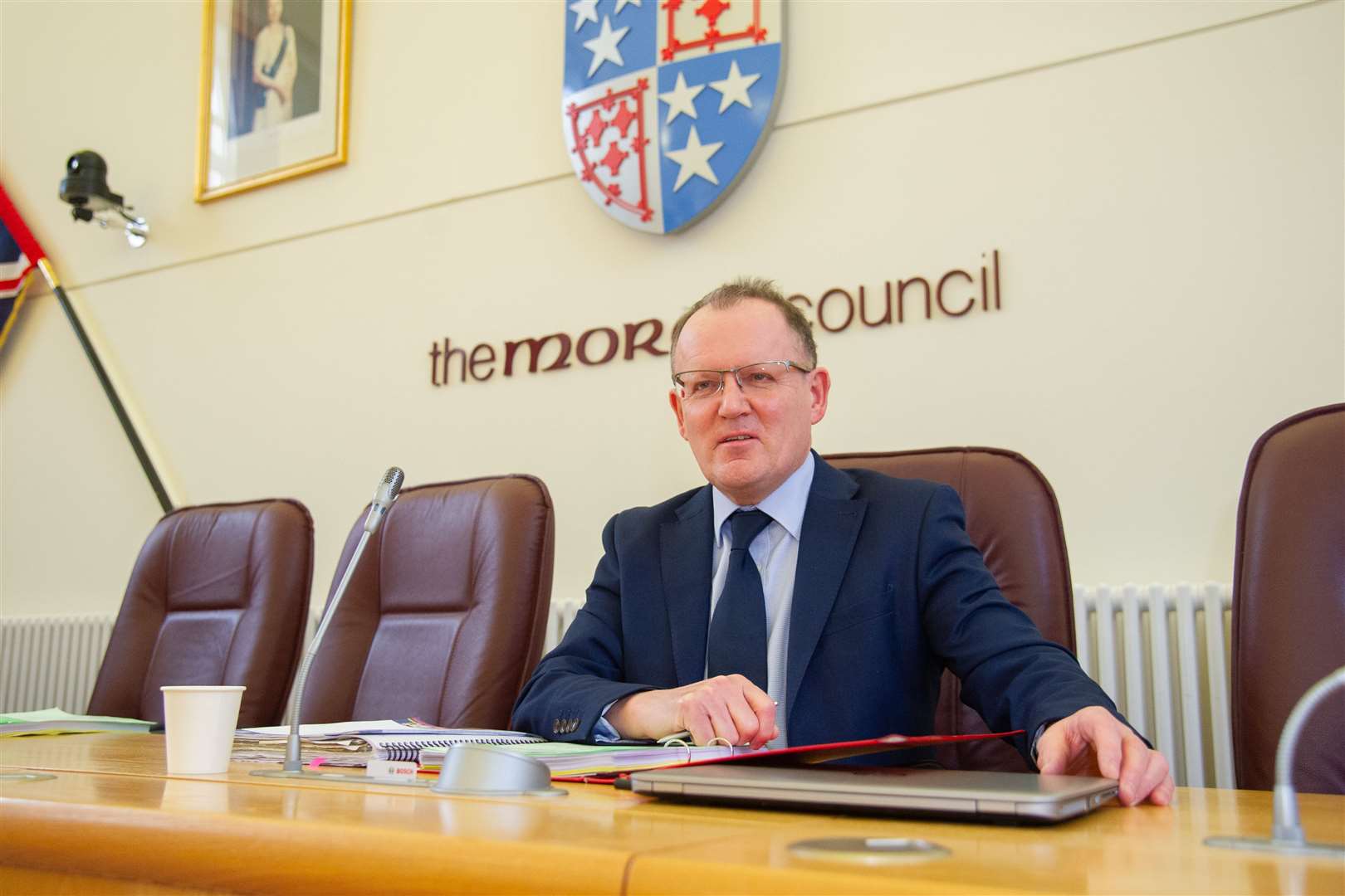 Moray Council chief executive Roddy Burns. ..The Moray Council meet to set out their 2020 budget. ..Picture: Daniel Forsyth..