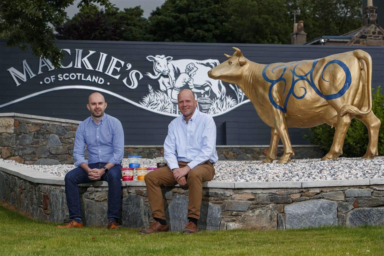 Sales and marketing director at Mackie’s of Scotland, Mac Mackie and chief executive officer at Donald Russell, Kenneth Clow.