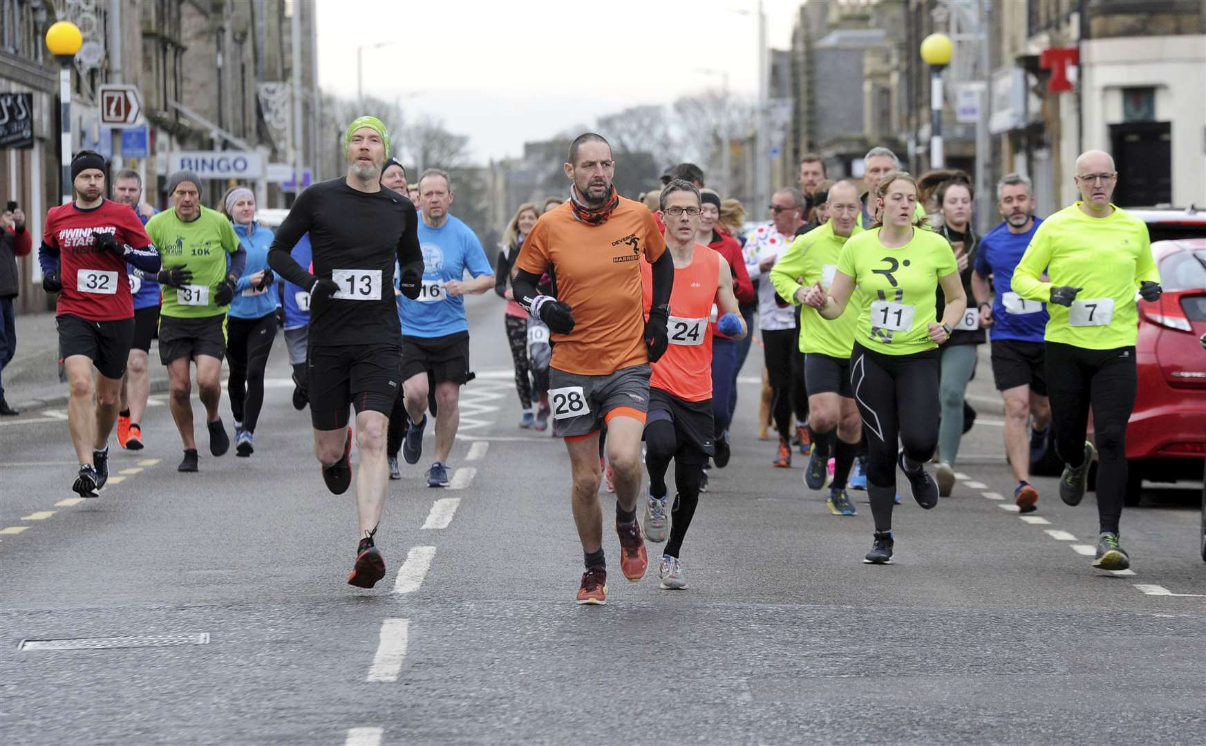 The Buckie Sair Heidie new year's day run will return after a three-year absence.Picture: Eric Cormack