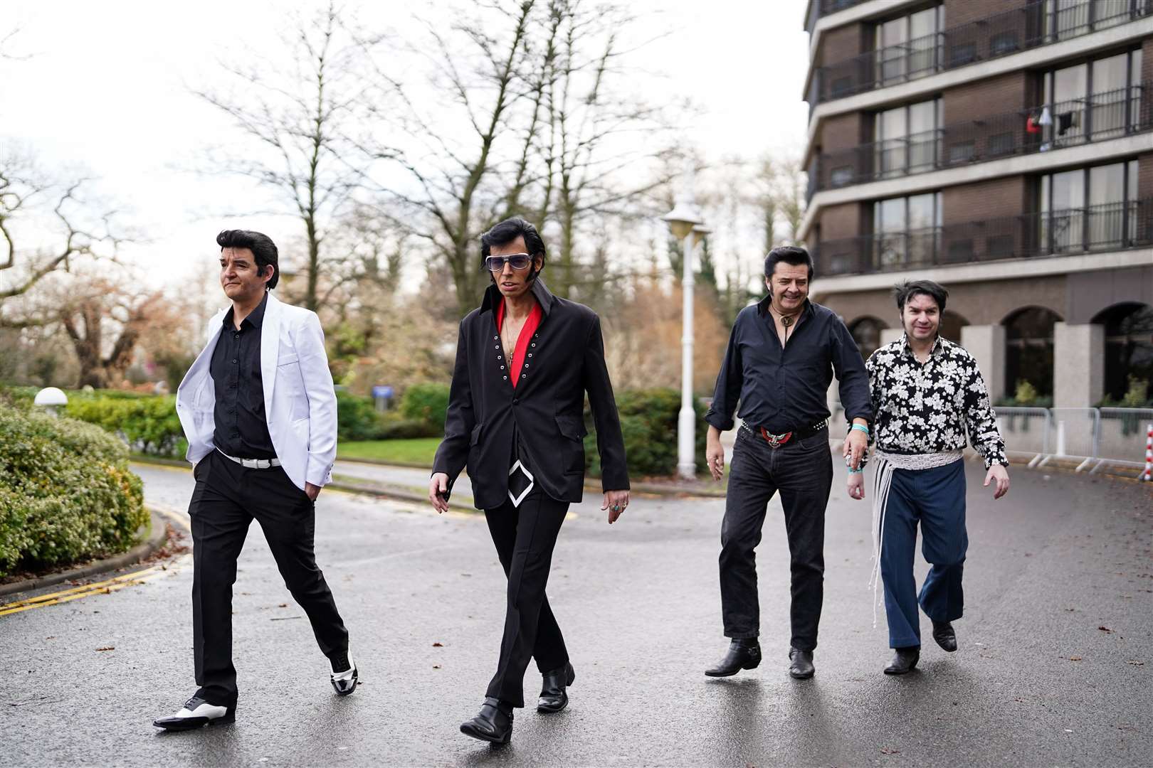 The contest is the UK’s longest-running Elvis festival (Jacob King/PA)
