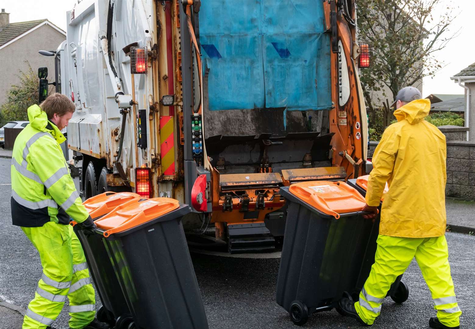 Waste collections due on Monday and Tuesday will take place later in the week