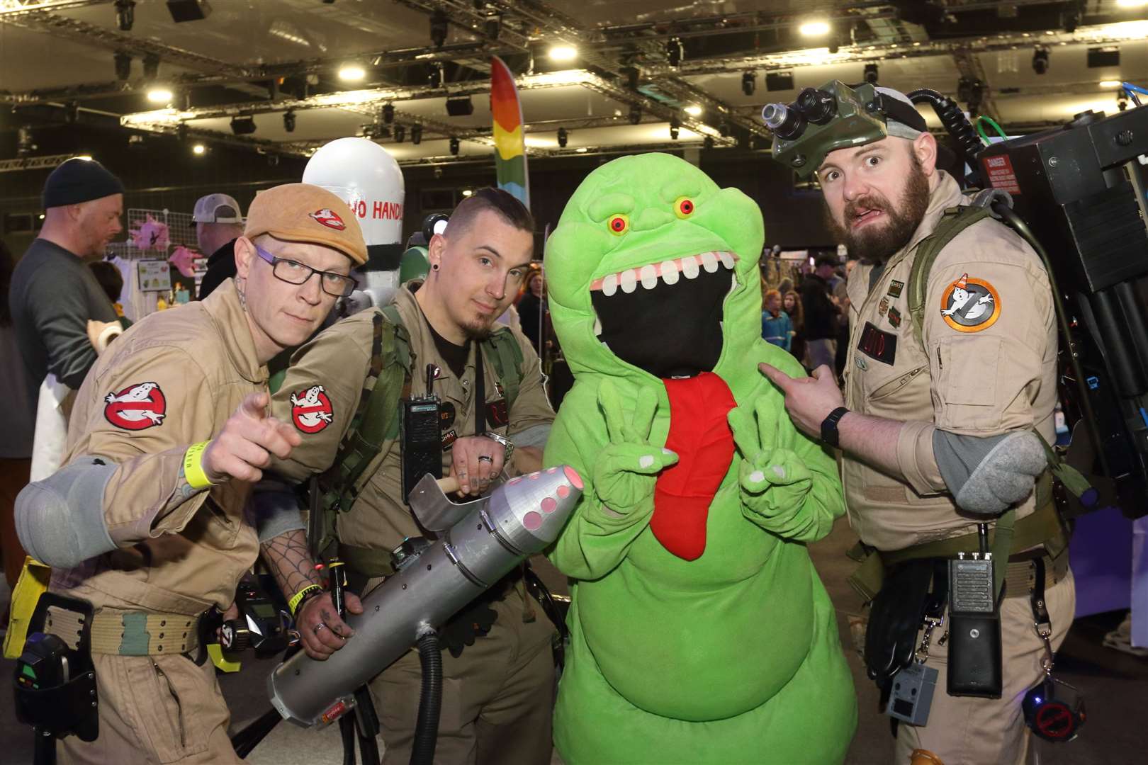 Ghostbusters members in aberdeen.  Photo: David Porter