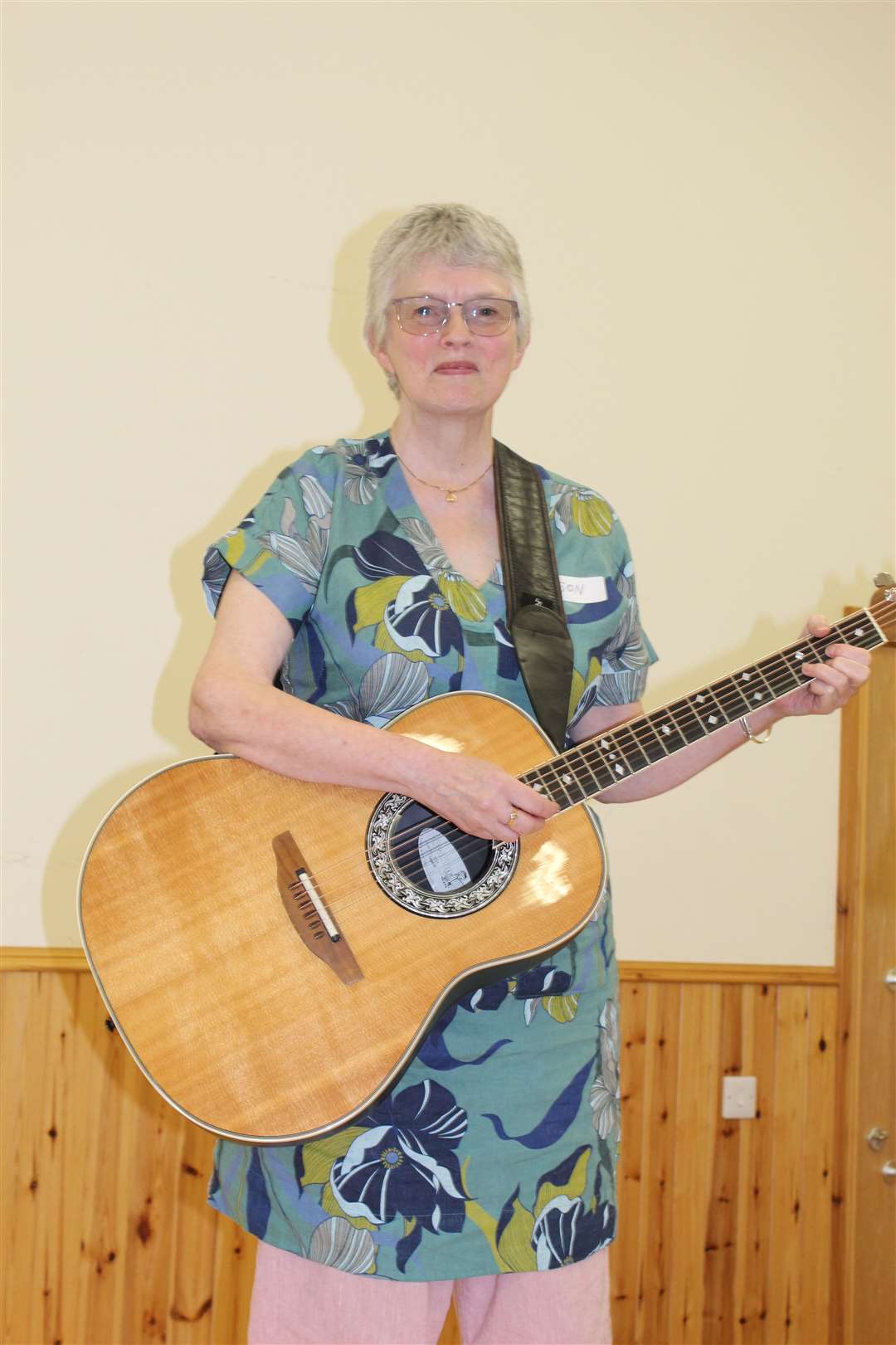 Barthol Chapel entertainer Alison Hepburn added musical interludes at Sunday's Getting to know you afternoon at Daviot village hall near Inverurie