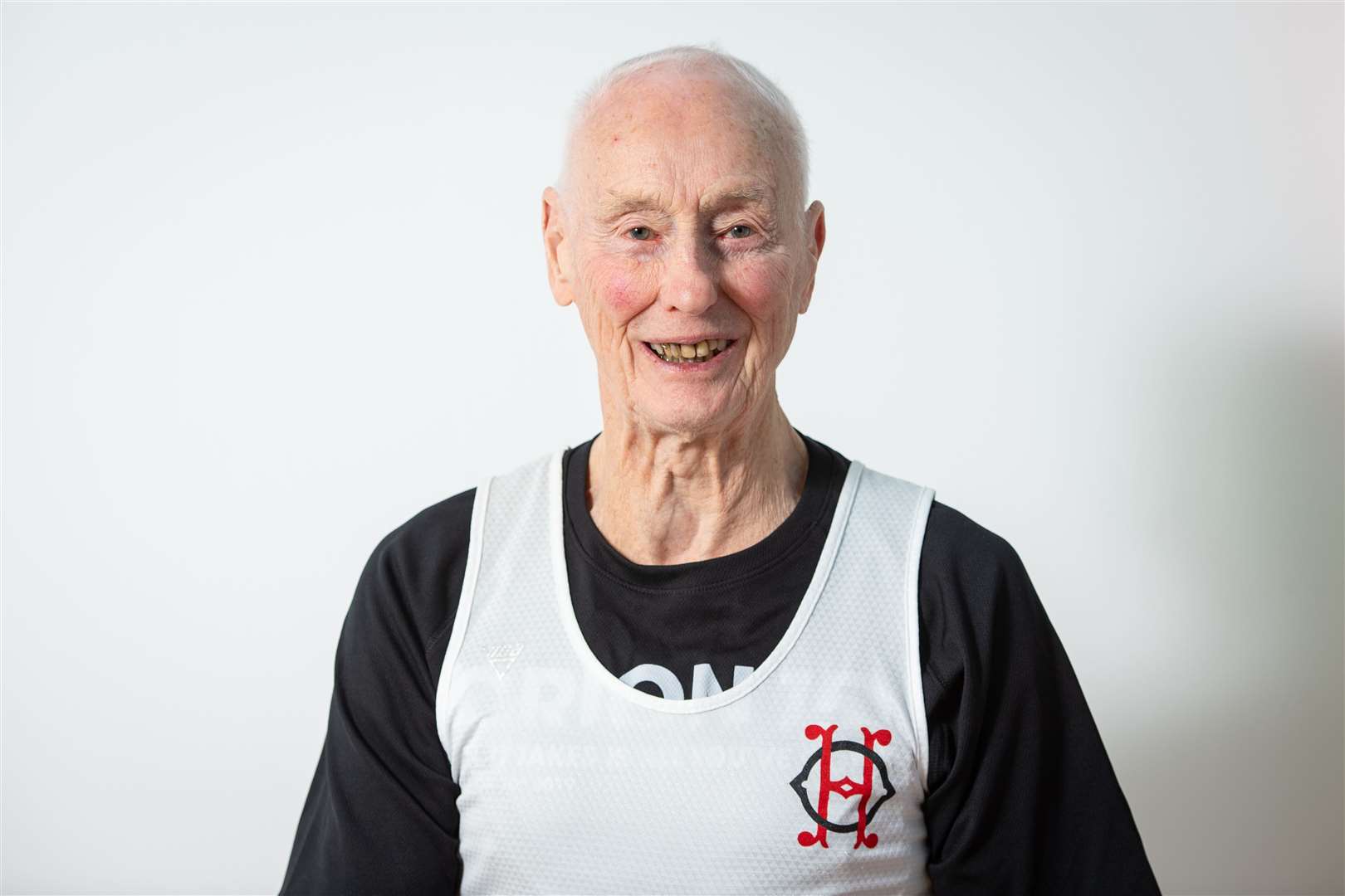‘Ever Present’ Ken Jones, 87, from Northern Ireland, has competed in every London Marathon since the event started in 1980 (Dominic Lipinski/PA)