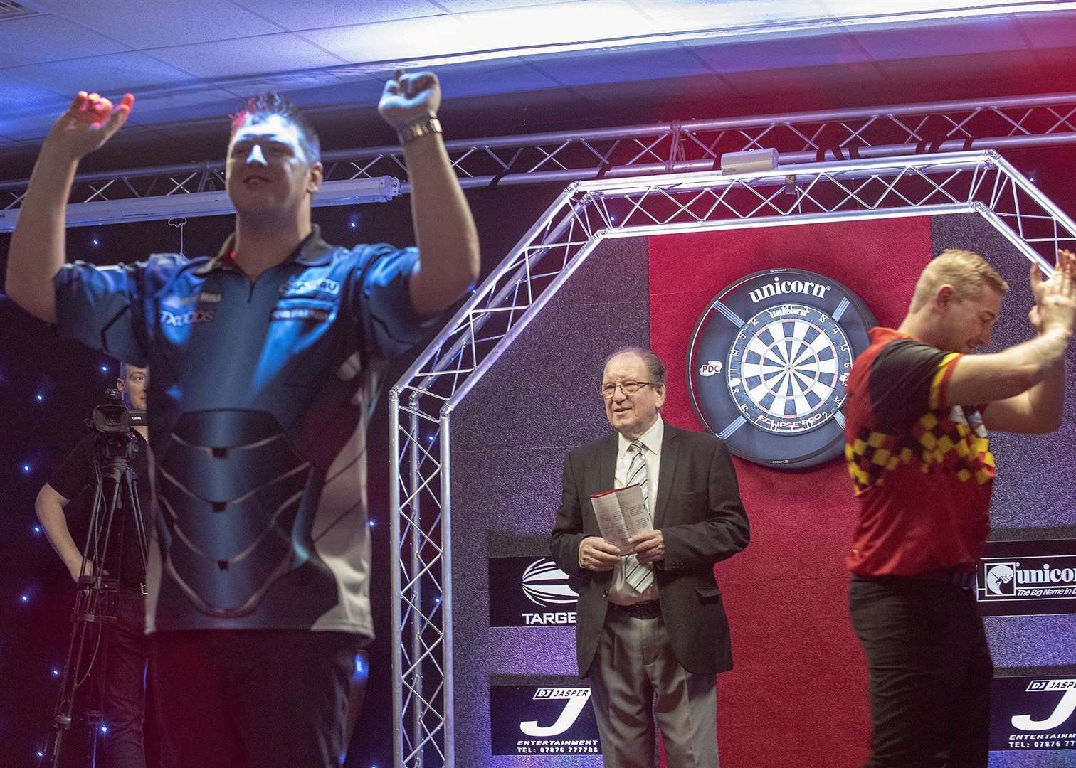 Daryl Gurney (left) will be back to strut his stuff on stage. Picture: George Murdoch