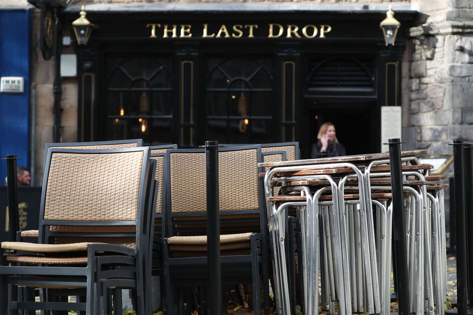 Pubs and restaurants in the central belt closed on October 9 (Andrew Milligan/PA)