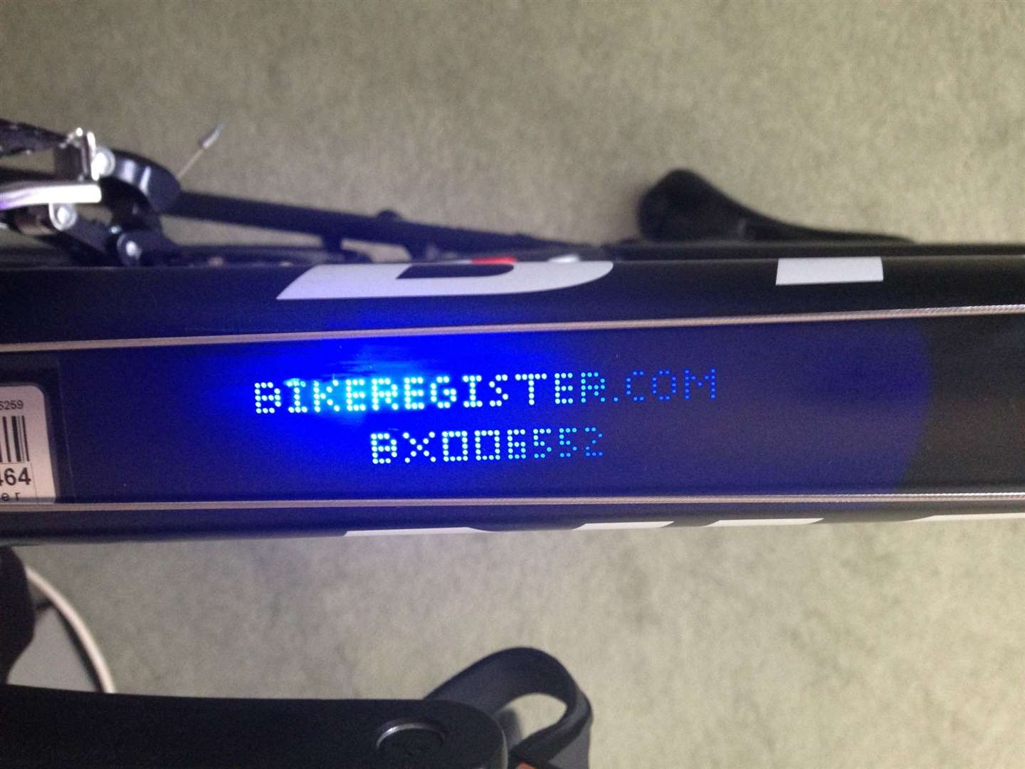 Bike Resigstration can help if it is stolen