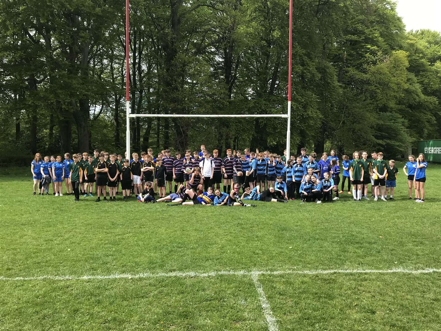 Moray's first touch rugby tournament for secondary pupils attracted more than 80 players.