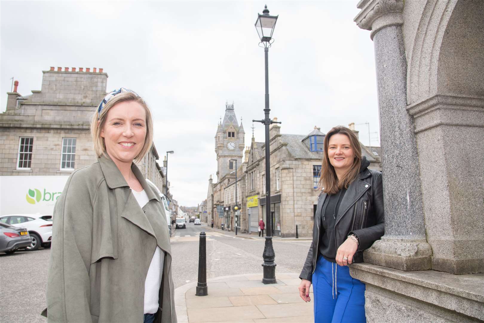 Kay Thomson, from the Foggie Neuk, is taking over from Laura McNeil (right) as the new organiser of the Huntly Hairst...Picture: Daniel Forsyth..