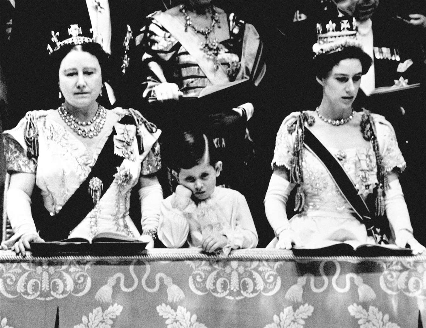 A young Prince Charles attended his mother’s coronation (PA)