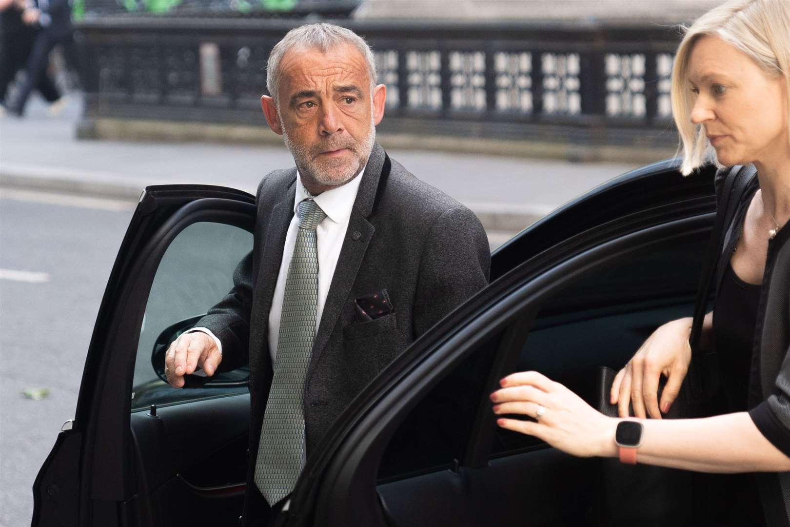 Michael Turner, known professionally as Michael Le Vell, arrives at the Rolls Buildings (James Manning/PA)