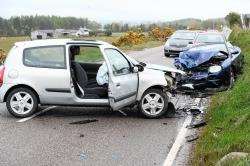 The scene of the accident