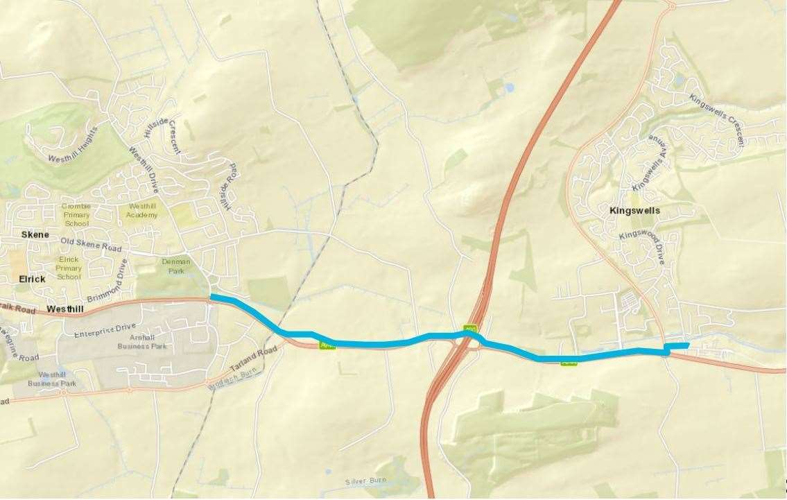 A consultation is seeking view on a cycling and walking link between Westhill and Kingswells.