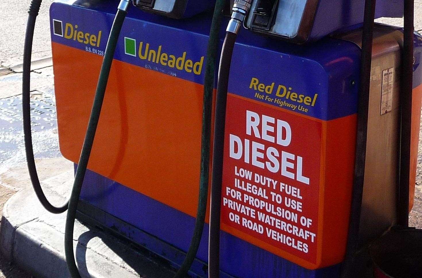 Red diesel prices are being tracked