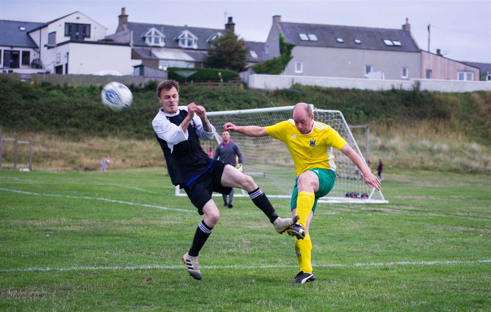 Buckie United and Hopeman go head-to-head for the Moray welfare league title at Portgordon tonight. Picture: Becky Saunderson..