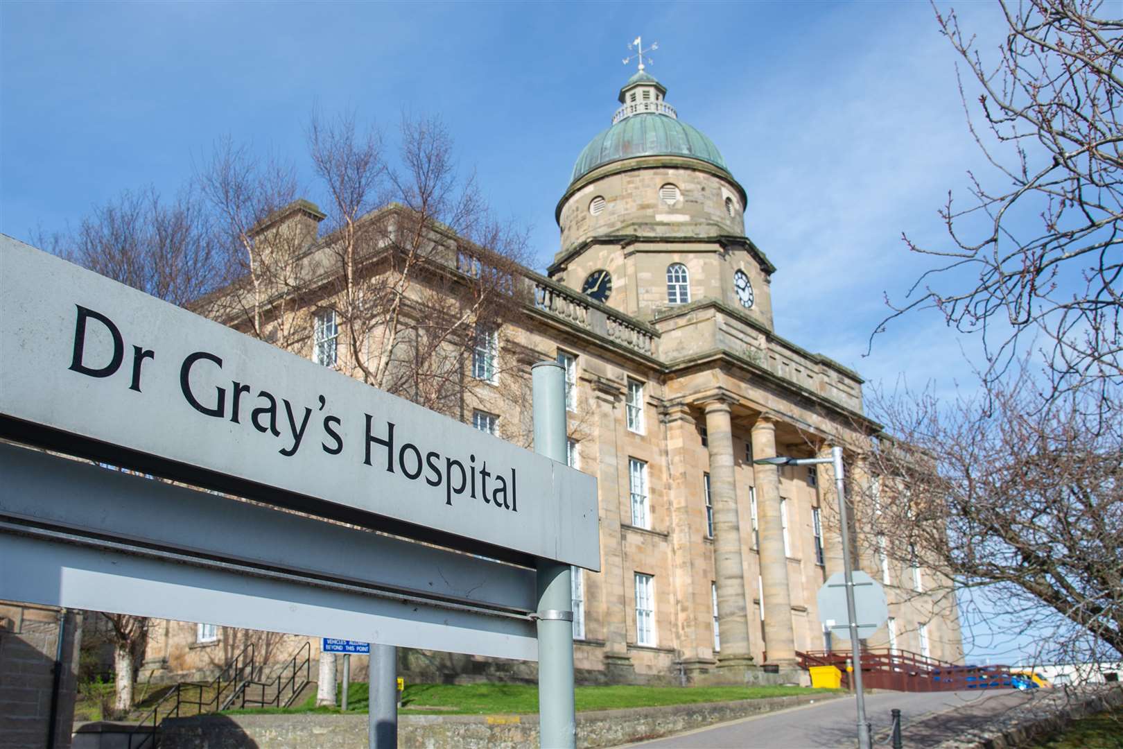 Dr Gray's Hospital, in Elgin. Picture: Daniel Forsyth.