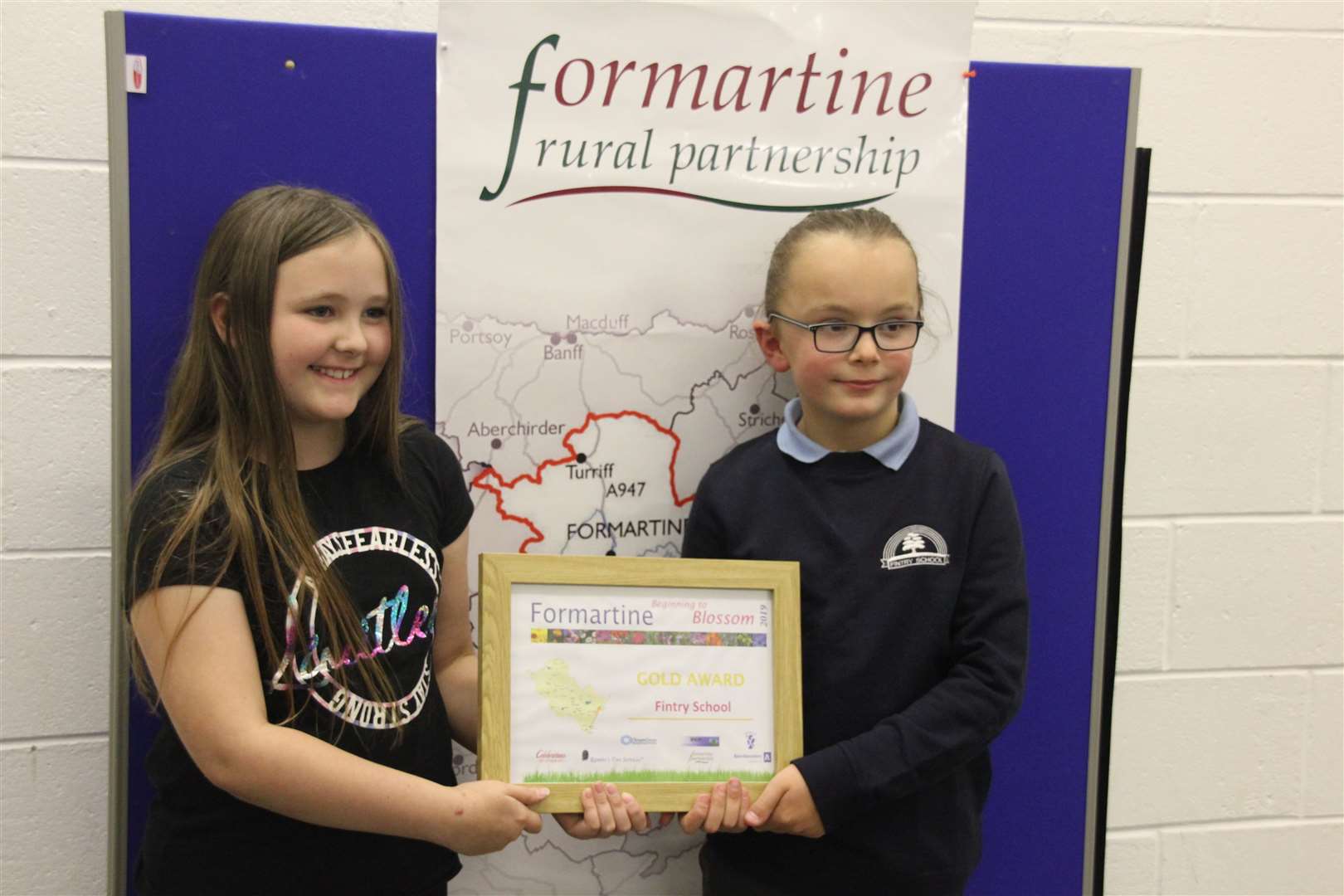 It was gold for Fintry Primary School.