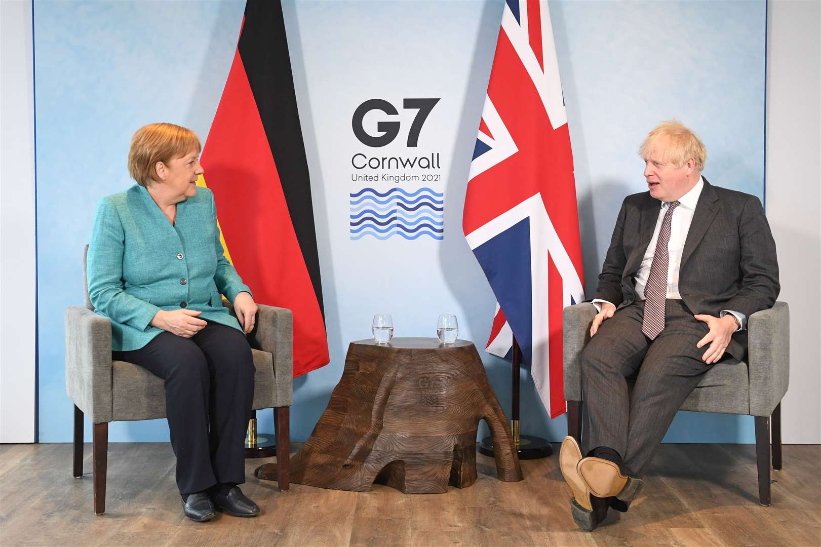Post-Brexit relations between the UK and Germany are also likely to be on the agenda (Stefan Rousseau/PA)