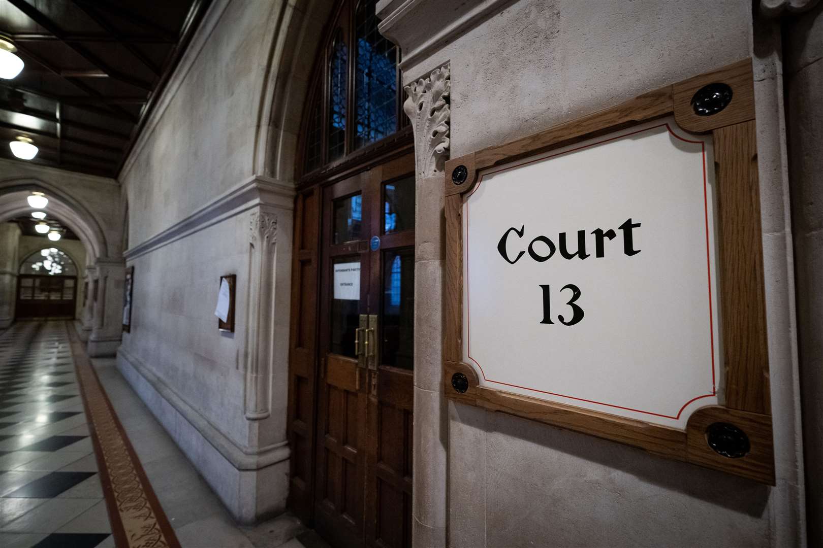 The trial took place in the Royal Courts of Justice’s Court 13 (Aaron Chown/PA)