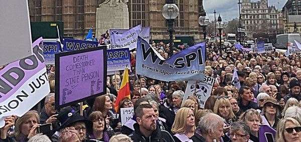 A WASPI protest.