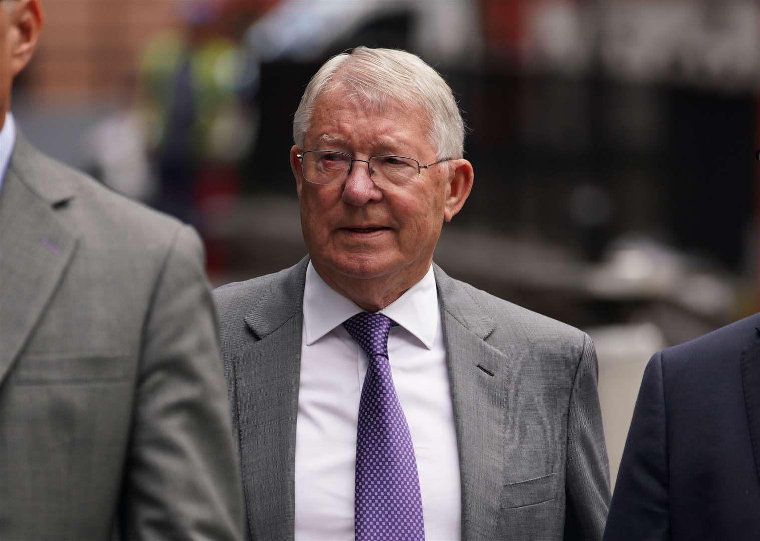Former Manchester United manager Sir Alex Ferguson appeared at the trial as a character witness for Ryan Giggs (Peter Byrne/PA)
