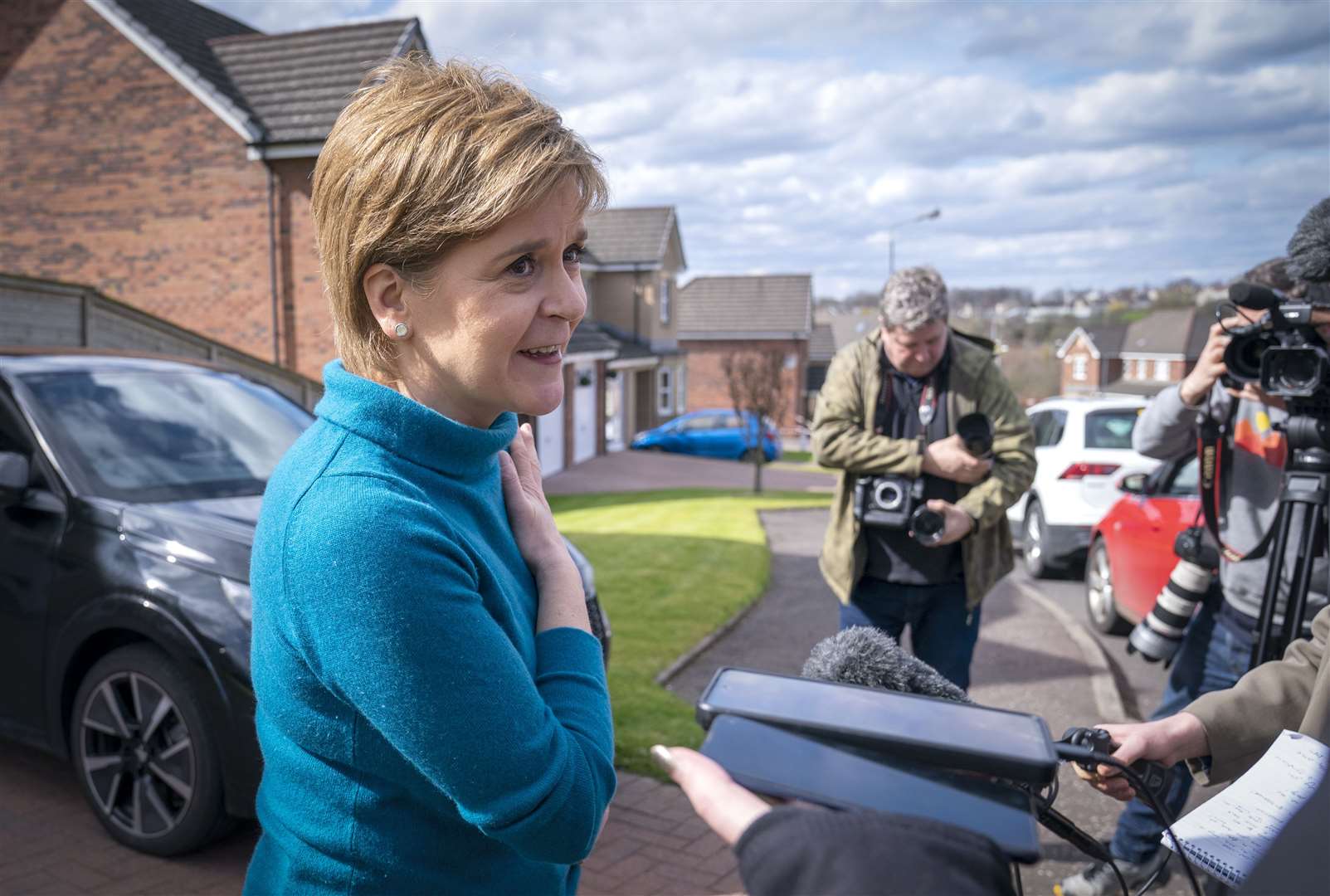 Ms Sturgeon’s husband Peter Murrell was released without charge after his arrest on Wednesday (Jane Barlow/PA)