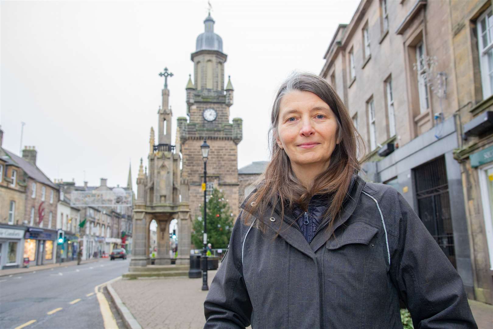 Green MSP Ariane Burgess in Forres...Picture: Daniel Forsyth..