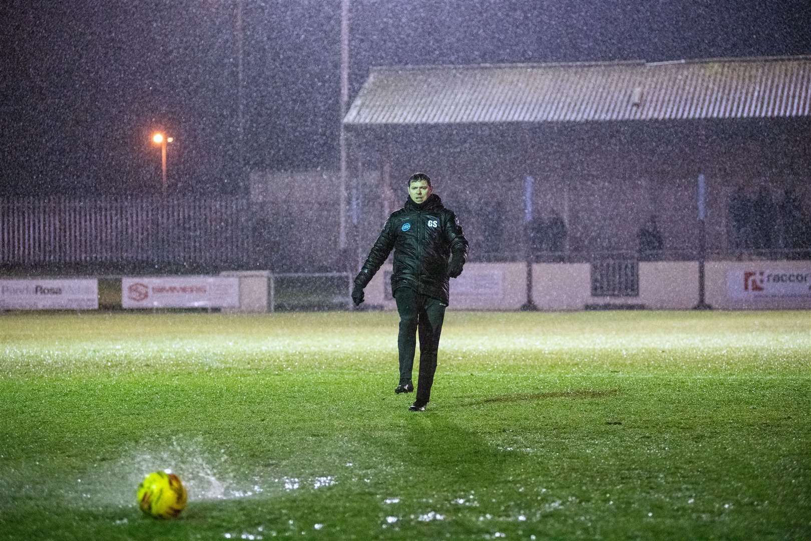 Kynoch Park is waterlogged. Picture: Daniel Forsyth..