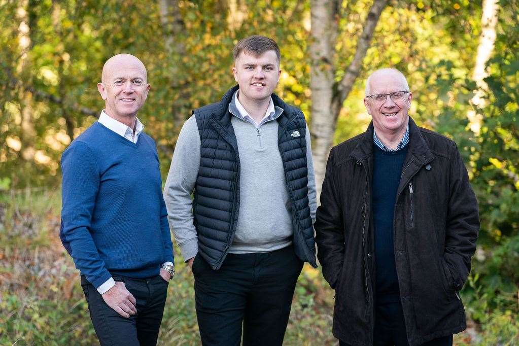 Recycl8 CEO Mark Gillespie, graduate engineer Daniel Wisely and technical consultant Jim Young.