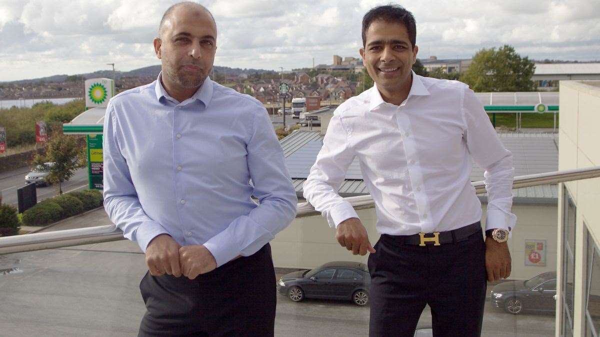 Zuber (left) and Mohsin Issa have agreed to buy Asda (EG Group/PA)