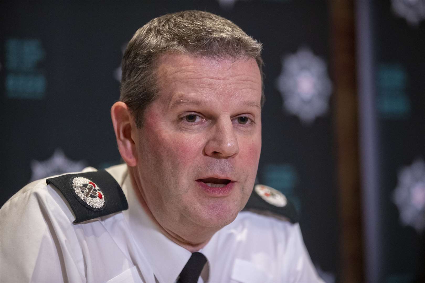 Police Service of Northern Ireland (PSNI) ACC Chris Todd thanked the public for their understanding during the security operation (Liam McBurney/PA)