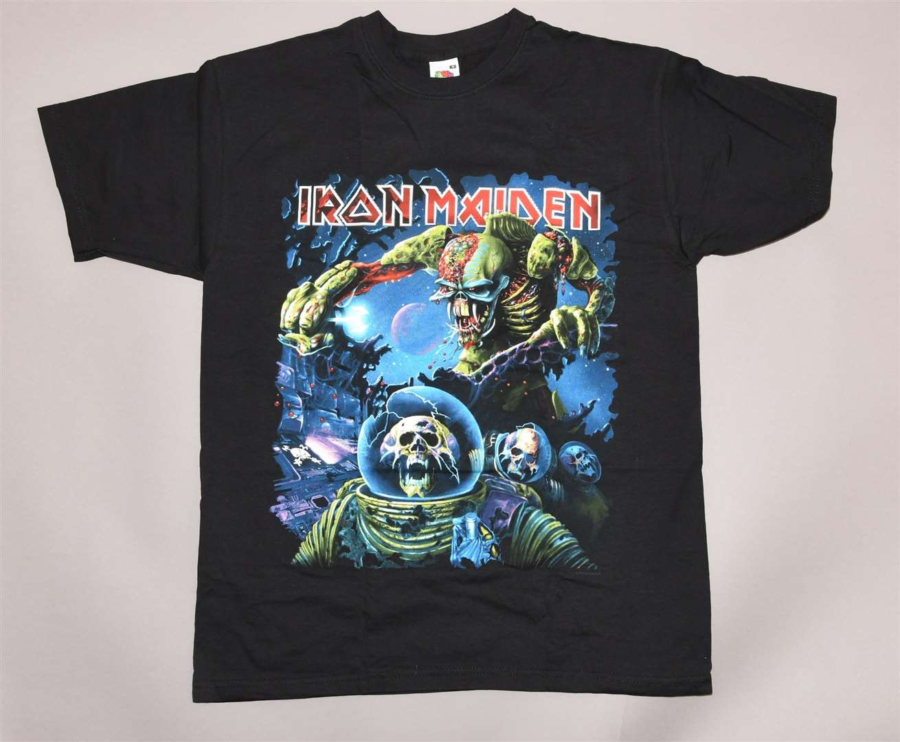 A distinctive Iron Maiden T-shirt could be a link in an unsolved murder case