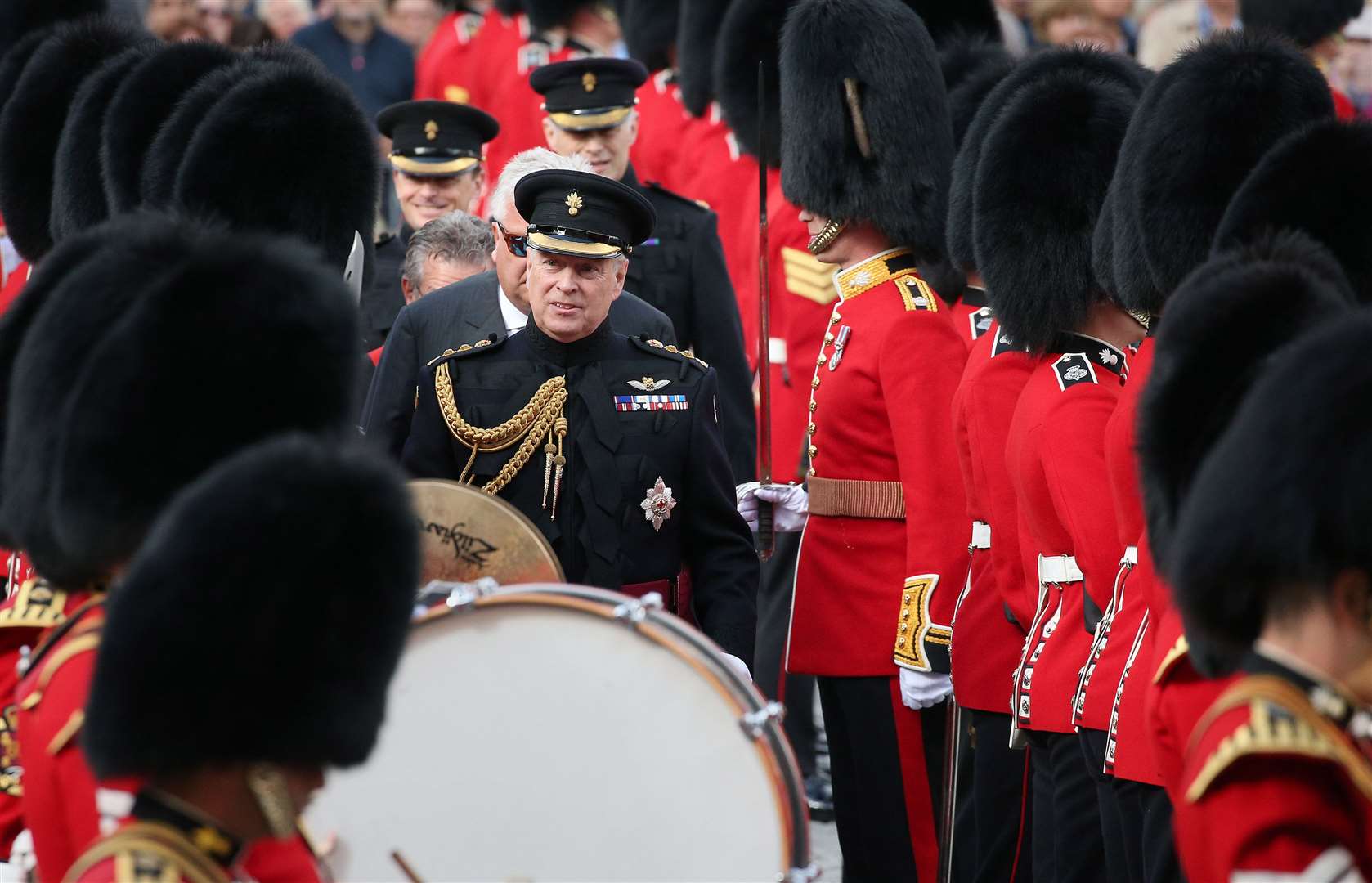 The Duke of York in his role as colonel of the Grenadier Guards (Jonathan Brady/PA)